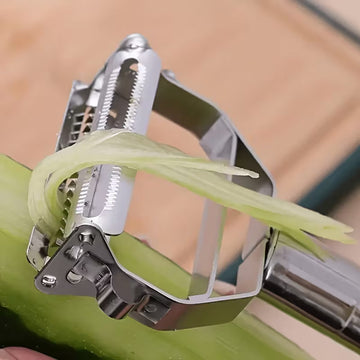 DuoShred Stainless Steel Julienne Peeler & Vegetable Shredder - Buy 1 Get 1 Free
