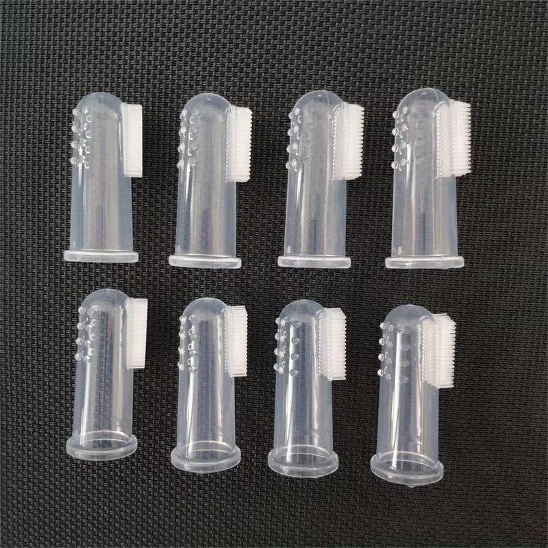 PawBrite Gentle Pet Finger Toothbrush - Pack of 4