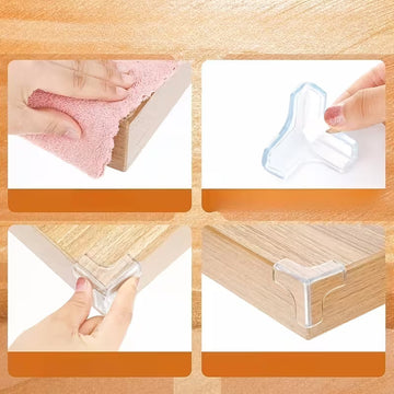 GuardPro Thickened Transparent Corner Guard - Pack of 6