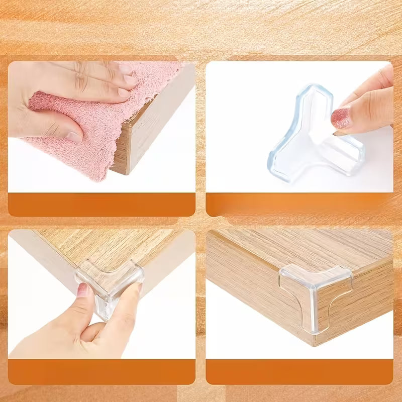 GuardPro Thickened Transparent Corner Guard - Pack of 6