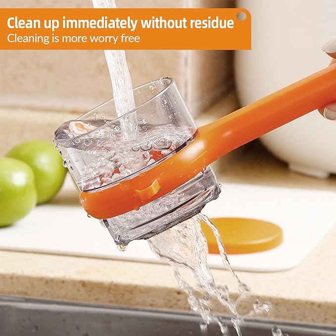 Ergonomic Vegetable Peeler & Peel Collector - Pack of 3