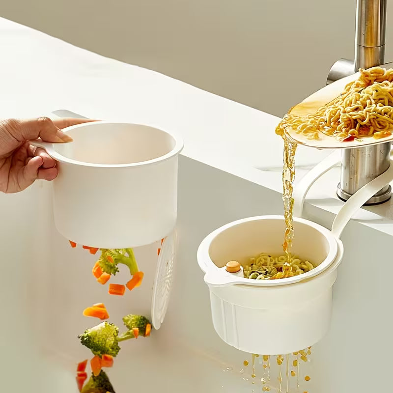 SinkSnap Press-Fit Sink Drain Basket - Buy 1 Get 1 Free