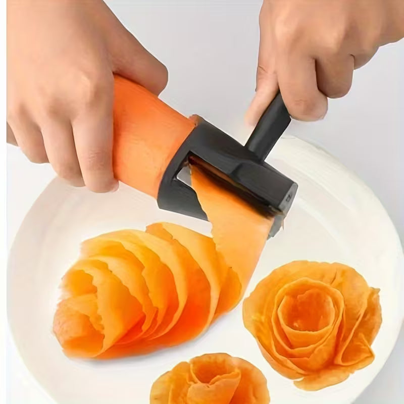 BloomPrep 2-in-1 Vegetable Flower Curler & Spiral Ribbon Slicer - Buy 1 Get 1 Free