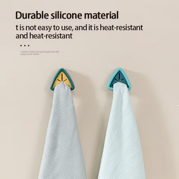 SilicoTri Towel and Rag Storage Hook - Pack of 4