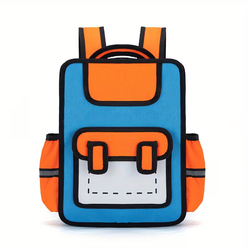 ToonPack - Cartoon 2D Graphic Backpack