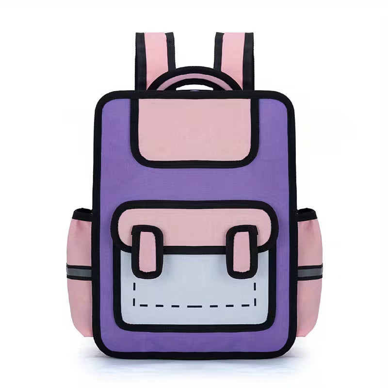 ToonPack - Cartoon 2D Graphic Backpack