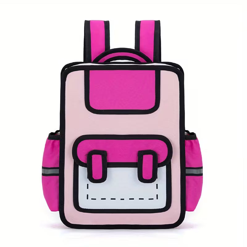 ToonPack - Cartoon 2D Graphic Backpack