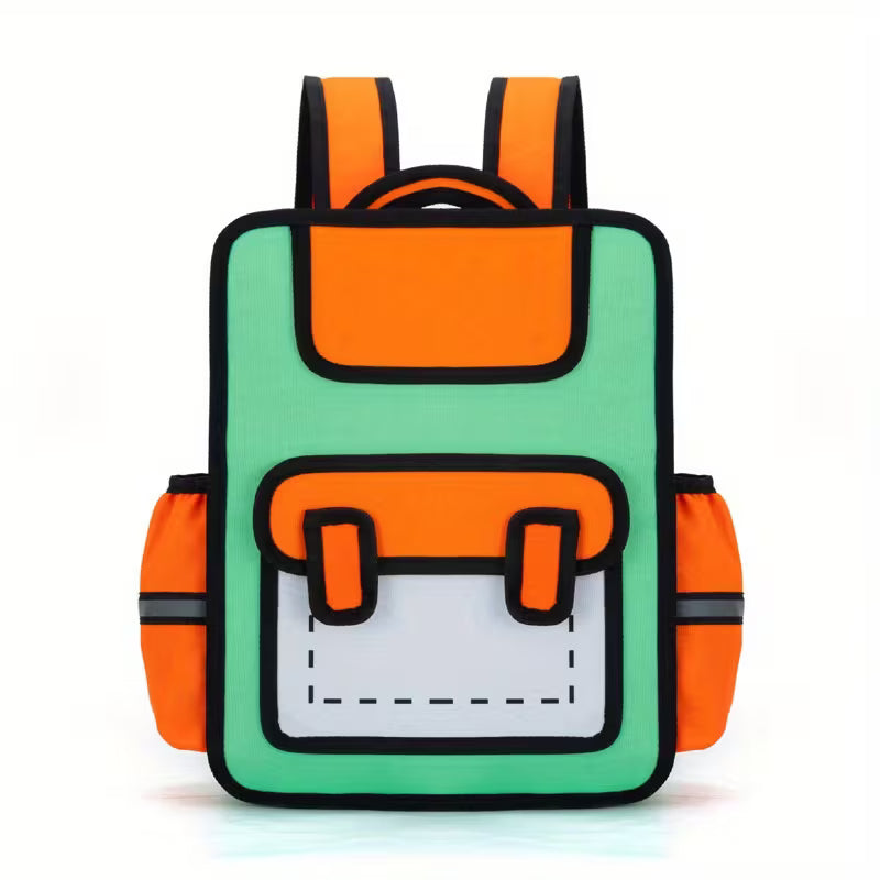 ToonPack - Cartoon 2D Graphic Backpack