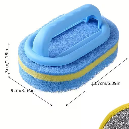 ScrubGrip - Handled Tile and Dish Sponge - Buy 1 Get 1 Free