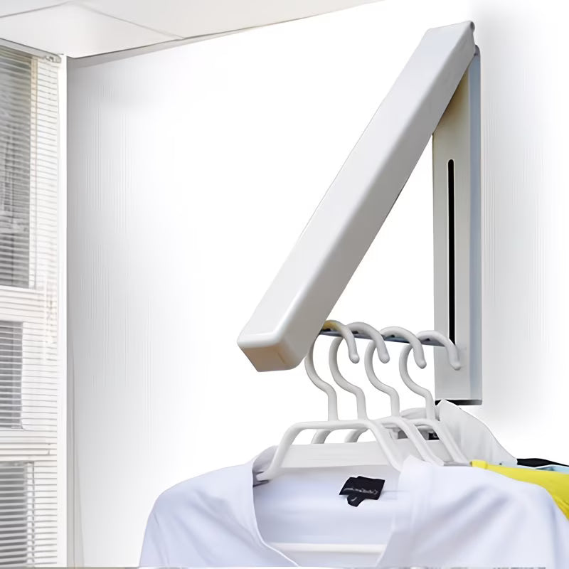 FlexDry Wall-Mounted Folding Clothes Rack