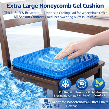 CoolRelief Honeycomb Gel Seat Cushion - Buy 1 Get 1 Free