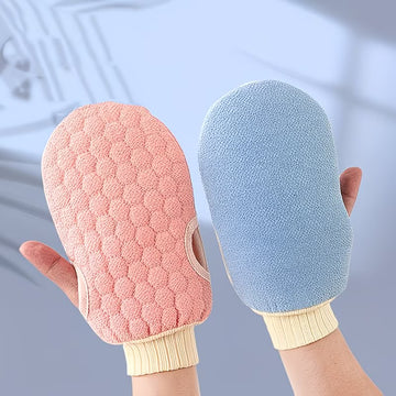 GlowScrub Exfoliating Bath Gloves - Buy 1 Get 1 Free
