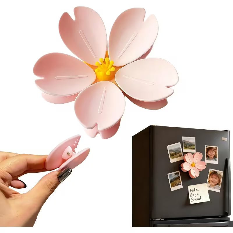 FreshLock Cherry Blossom Magnetic Clips (6-Piece Set)