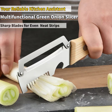 SliceGrip Pro Stainless Steel Onion Holder & Peeler Tool - Buy 1 Get 1 Free