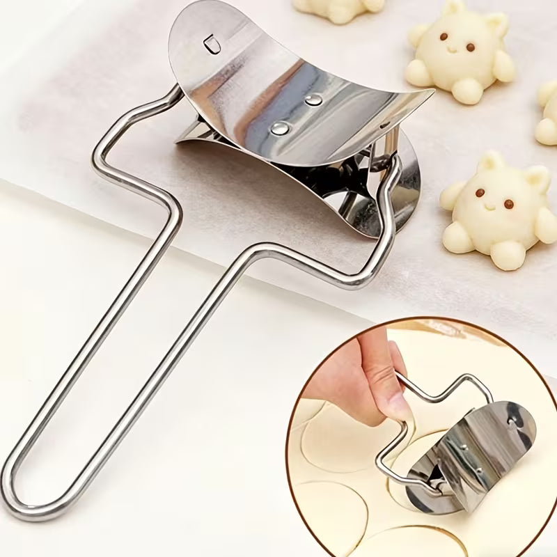 RollCut Stainless Steel Dumpling Wrapper Cutter - Buy 1 Get 1 Free