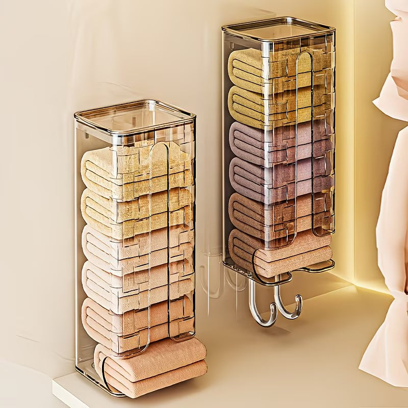 TowelVault Wall-Mounted Storage Organizer