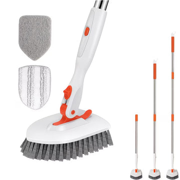 PowerReach 3-in-1 Long Handle Bathroom Cleaning Brush