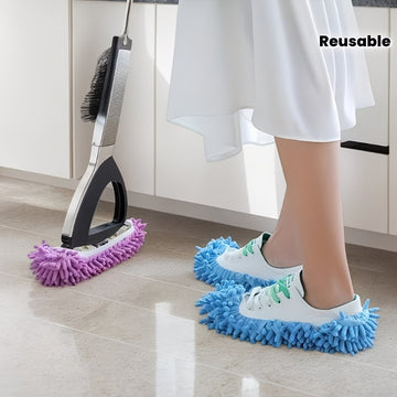WalkClean Microfiber Mop Slipper Set (Pack of 4)