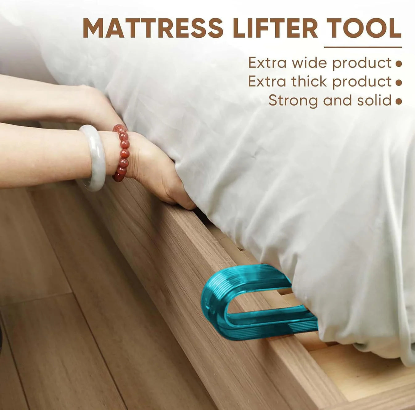 2-in-1 Mattress Lifter & Bedsheet Tucking Tool