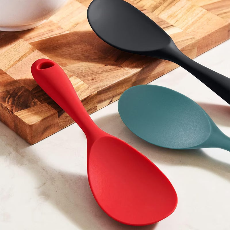 NonStick Pro Silicone Rice Serving Spoon - Pack of 6