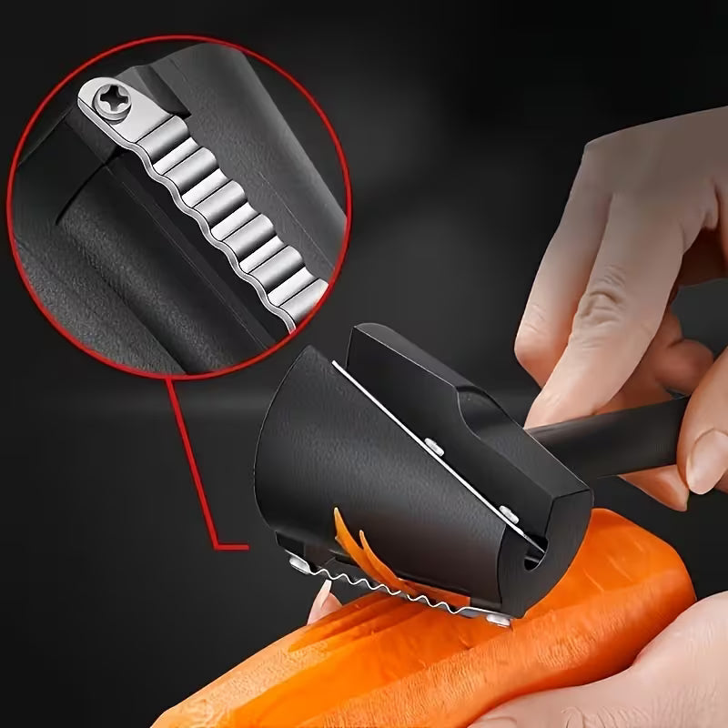 BloomPrep 2-in-1 Vegetable Flower Curler & Spiral Ribbon Slicer - Buy 1 Get 1 Free
