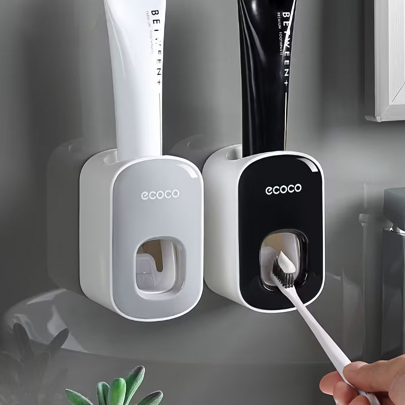 Ecoco Wall-Mounted Automatic Toothpaste Dispenser - Buy 1 Get 1 Free