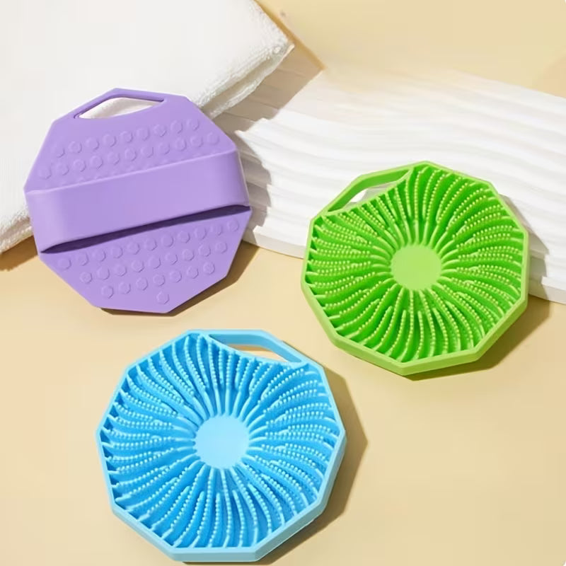 AquaScrub - Ergonomic Silicone Body Scrubber - Pack of 4