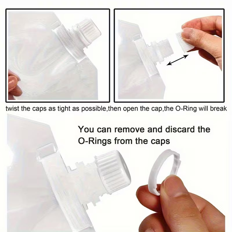 PourPouch Airtight Grain Storage Spout Bag - Pack of 5