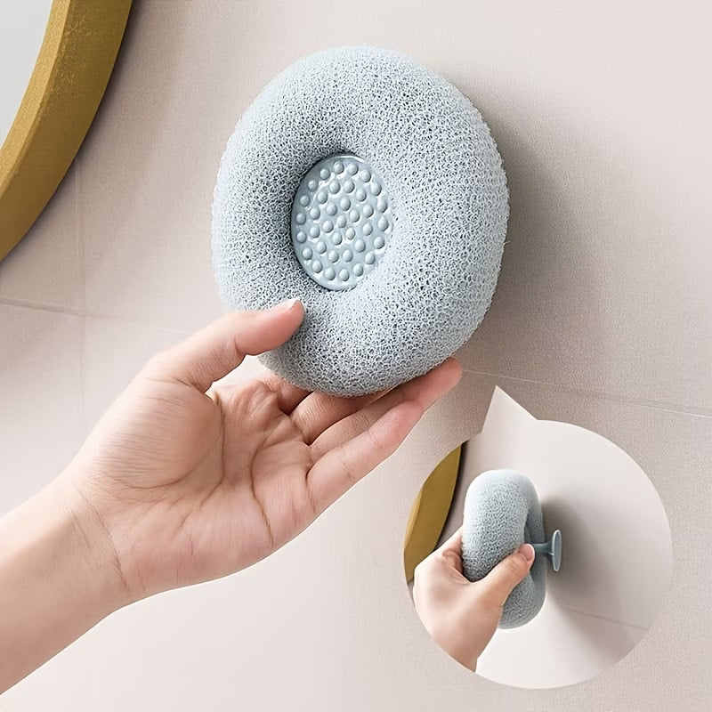 LatherBloom Suction Bath Sponge – Pack of 4