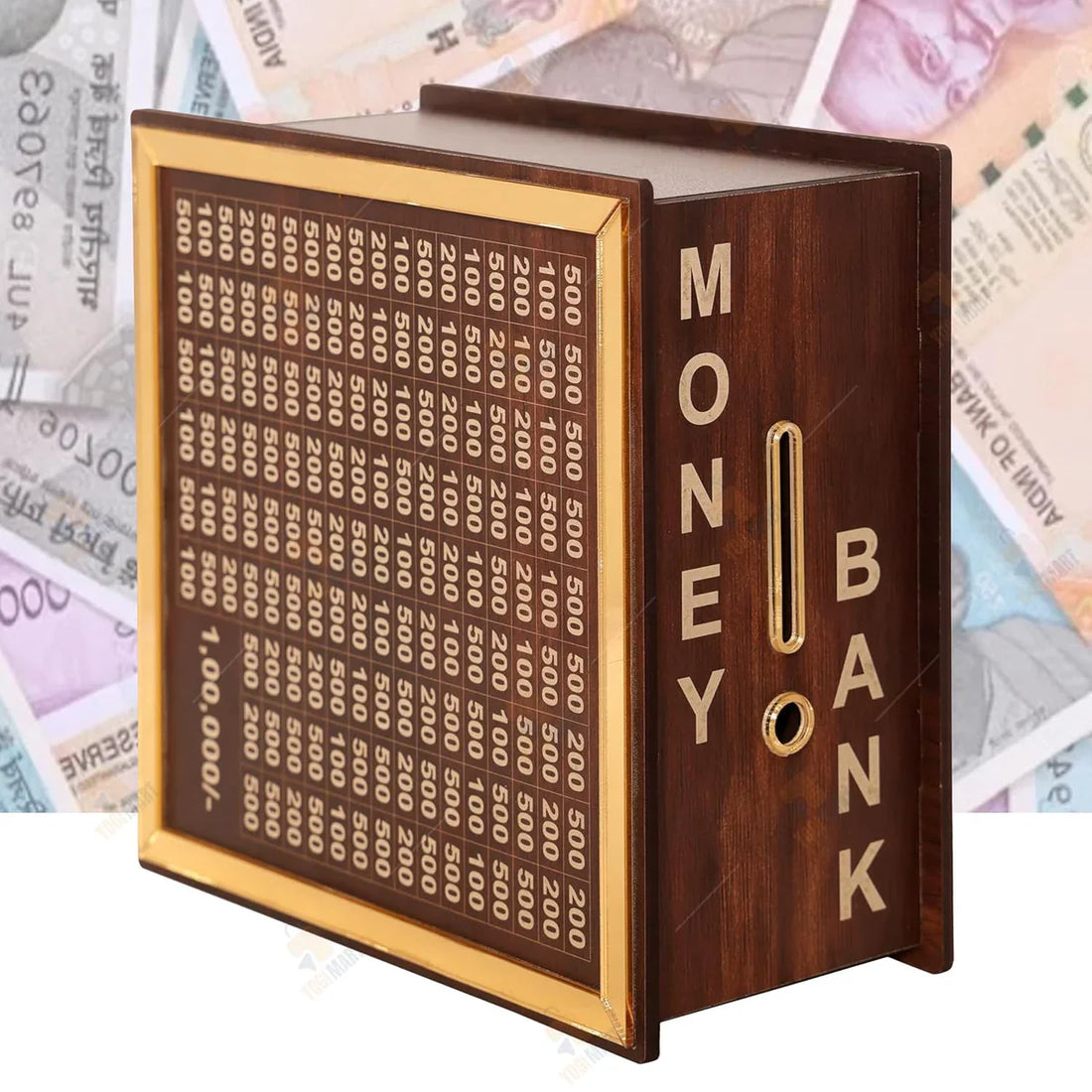 Wooden Savings Box