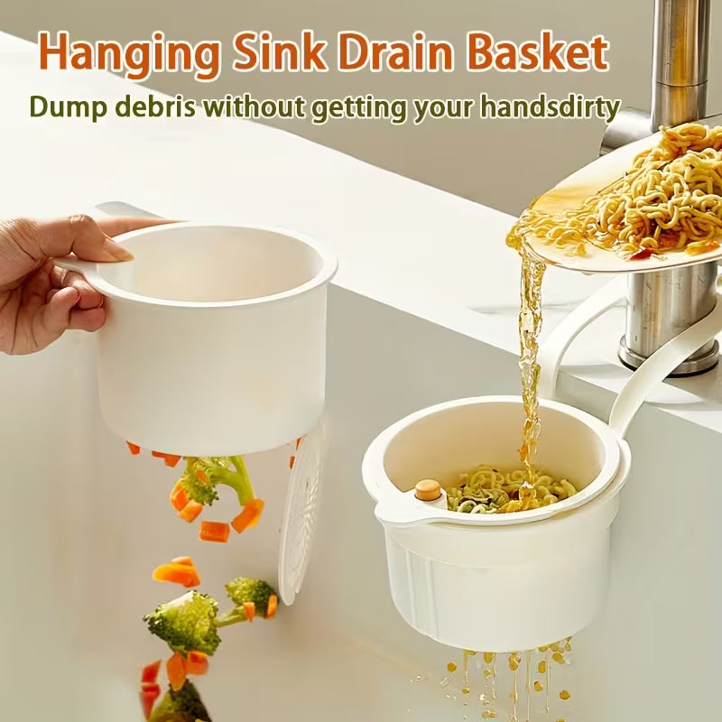 SinkSnap Press-Fit Sink Drain Basket - Buy 1 Get 1 Free