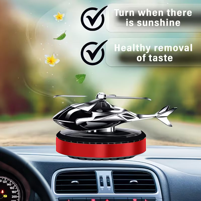 AeroSpin Solar Helicopter Car Air Freshener