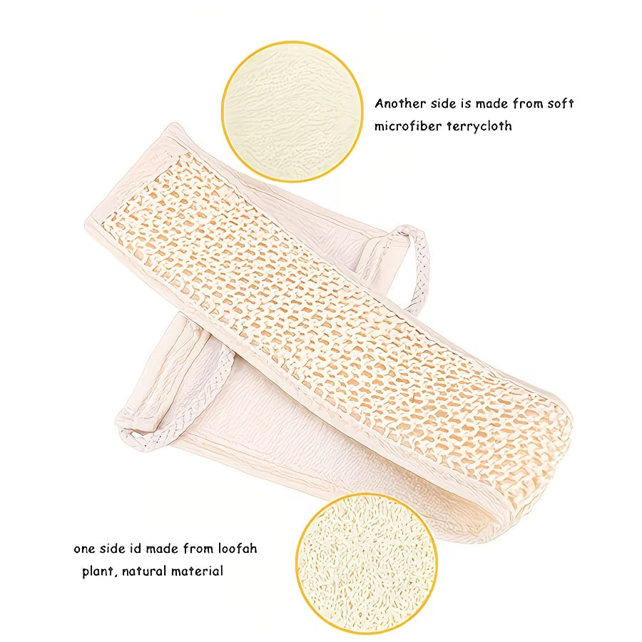 DeepClean Pro Long Back Scrubber Exfoliating Towel