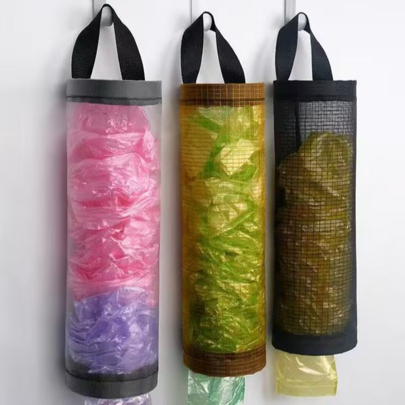 MeshBag Hanging Plastic Bag & Utility Organizer - Pack of 4
