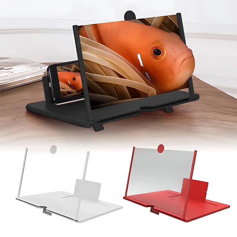 3D HD Magnifying Projector Screen Enlarger for Movies, Videos and Gaming