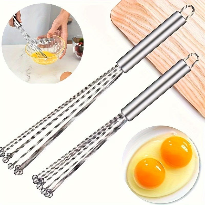 PowerSpin Manual Stainless Steel Whisk - Buy 1 Get 1 Free