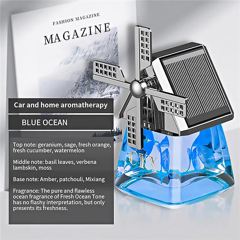 BreezeSpin Solar Windmill Car Air Freshener