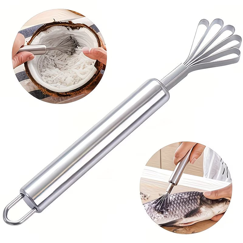 MultiGrate Pro Stainless Steel Fruit & Veg Scraper Tool - Buy 1 Get 1 Free