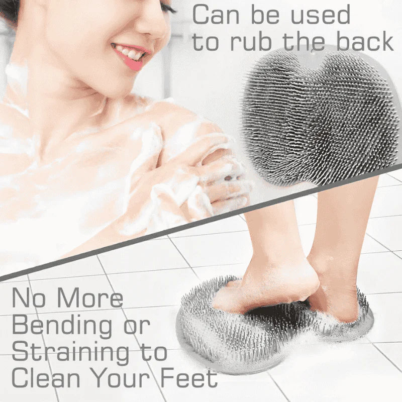 FootSpa Silicone Scrubber & Massager Mat - Pack of 4