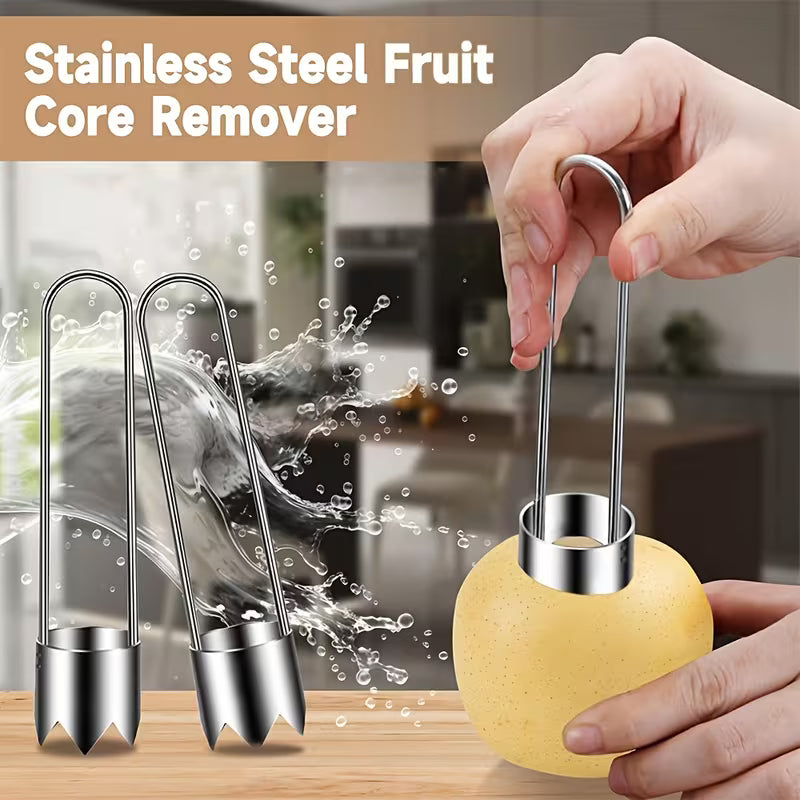 CoreEase Stainless Steel Fruit & Vegetable Corer Tool - Buy 1 Get 1 Free