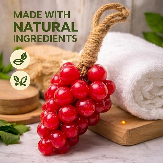 GlowBerry Handmade Grape Soap Bar - Buy 1 Get 1 Free