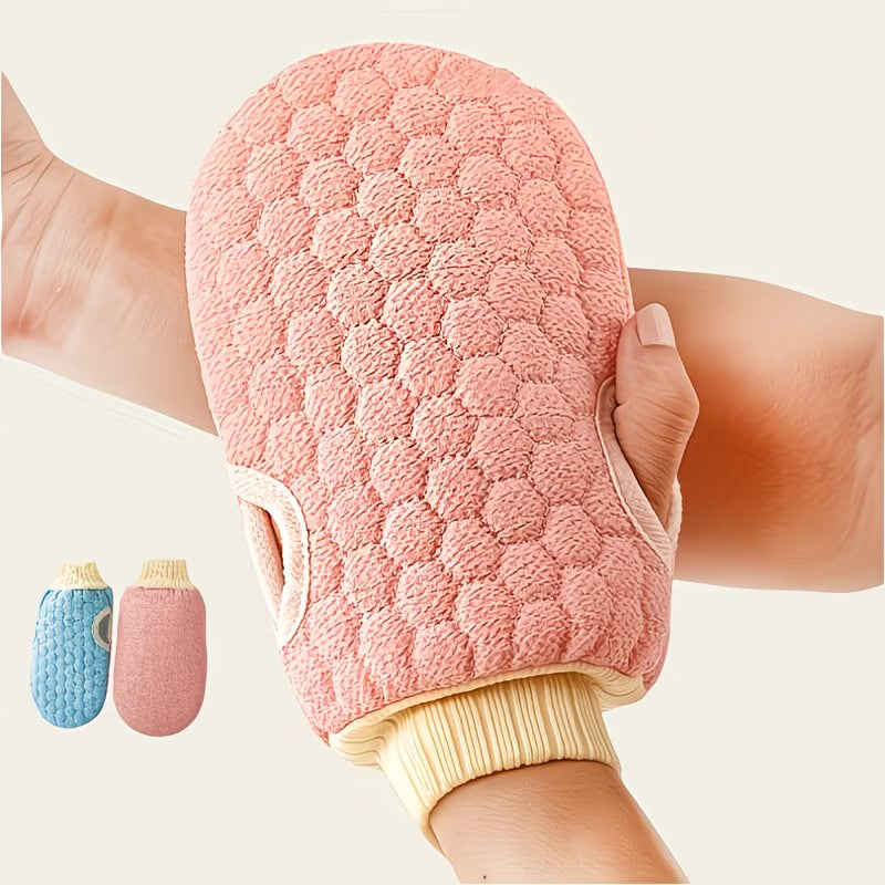 GlowScrub Exfoliating Bath Gloves - Buy 1 Get 1 Free
