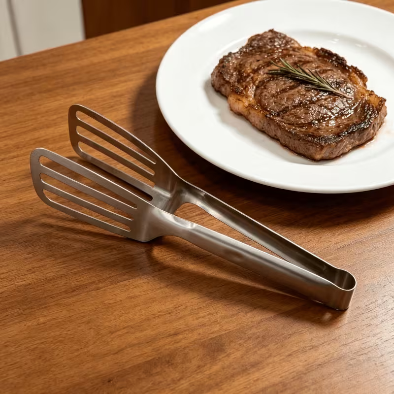 GripFlip Stainless Steel Oil-Drain Cooking Spatula - Buy 1 Get 1 Free