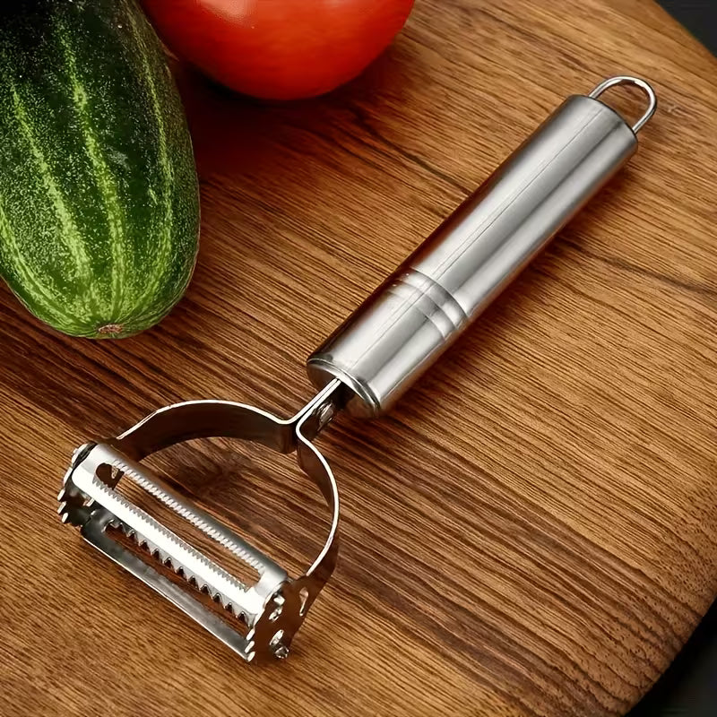 DuoShred Stainless Steel Julienne Peeler & Vegetable Shredder - Buy 1 Get 1 Free