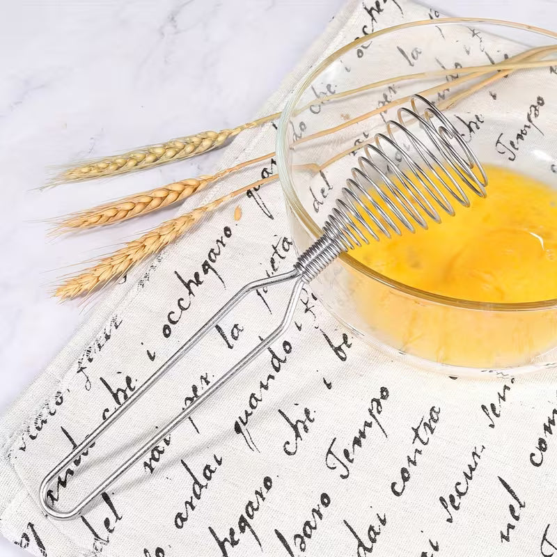SpringCoil Whisk Stainless Steel Spring Coil Egg & Sauce Beater - Buy 1 Get 1 Free