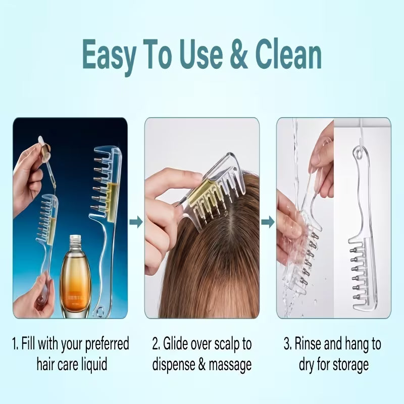 ScalpGlide Precision Scalp Liquid Applicator Comb - Buy 1 Get 1 Free