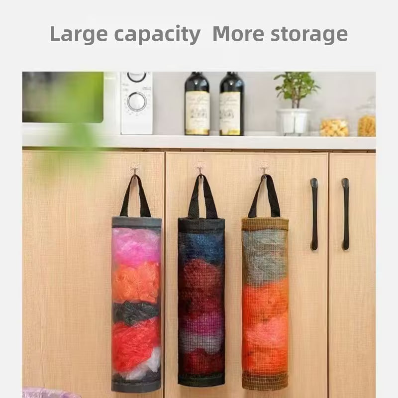 MeshBag Hanging Plastic Bag & Utility Organizer - Pack of 4
