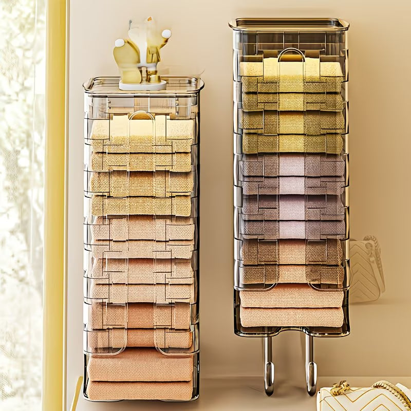 TowelVault Wall-Mounted Storage Organizer