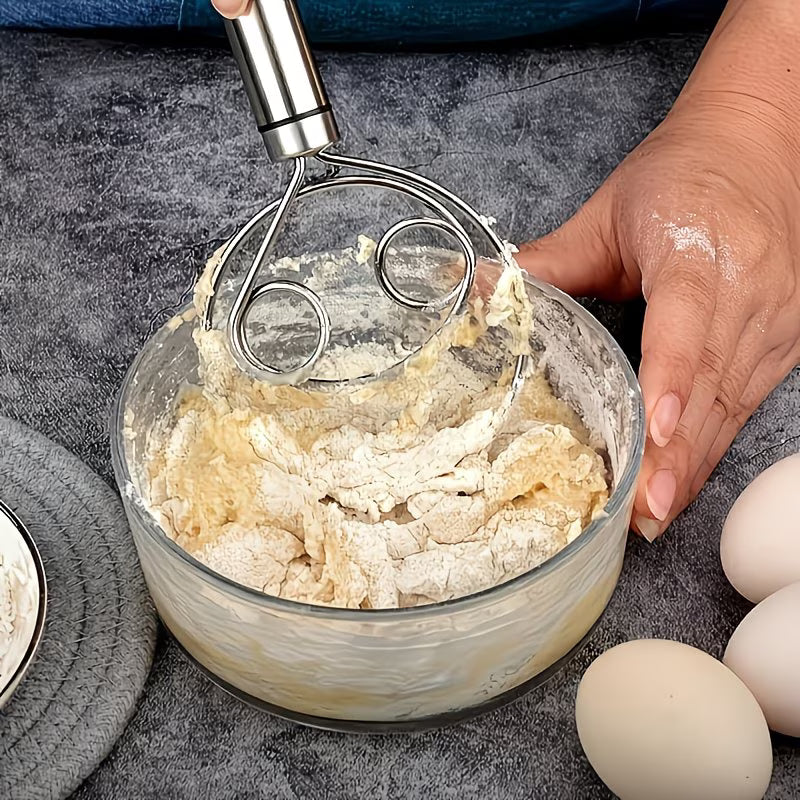 DoughMaster Stainless Steel Hand Mixer Whisk - Buy 1 Get 1 Free