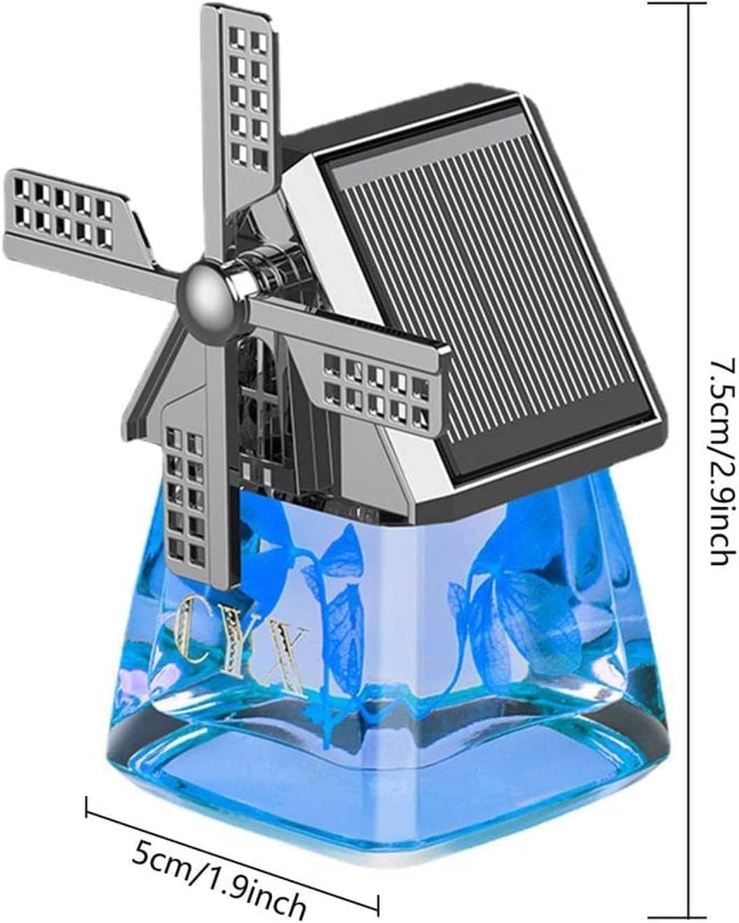 BreezeSpin Solar Windmill Car Air Freshener